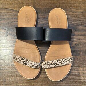 ️Last Black Leopard Sandals